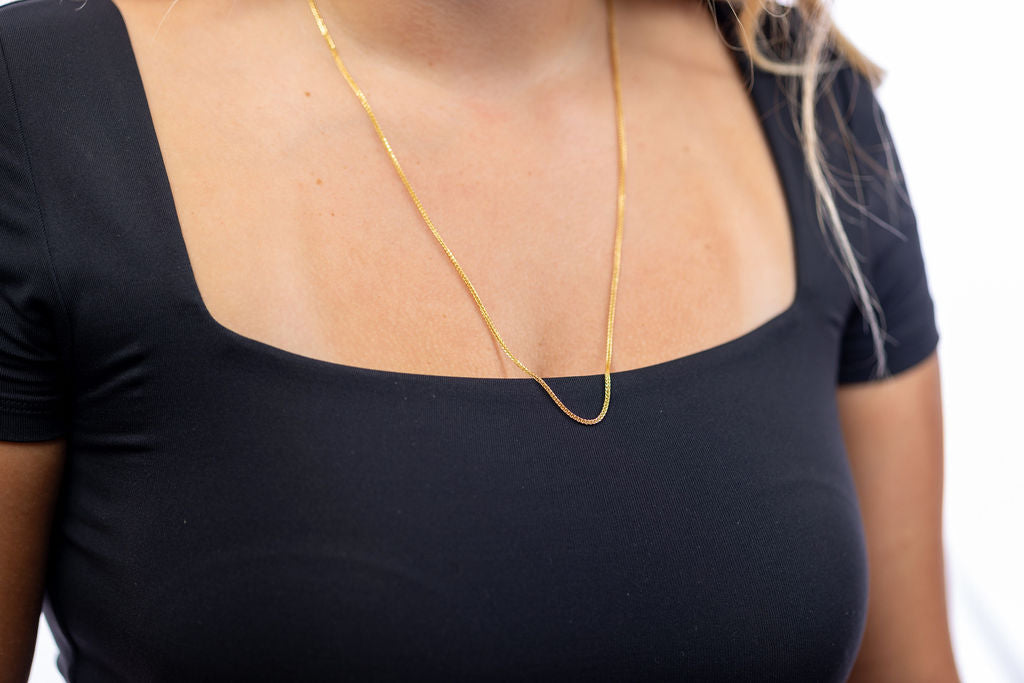 Long Yellow Gold Chain